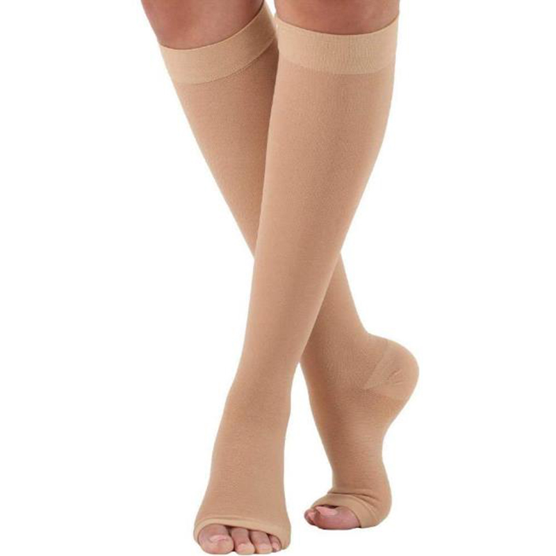 Sock Garter Men - S-XL 압축 스타킹, 스트레치 오픈 토