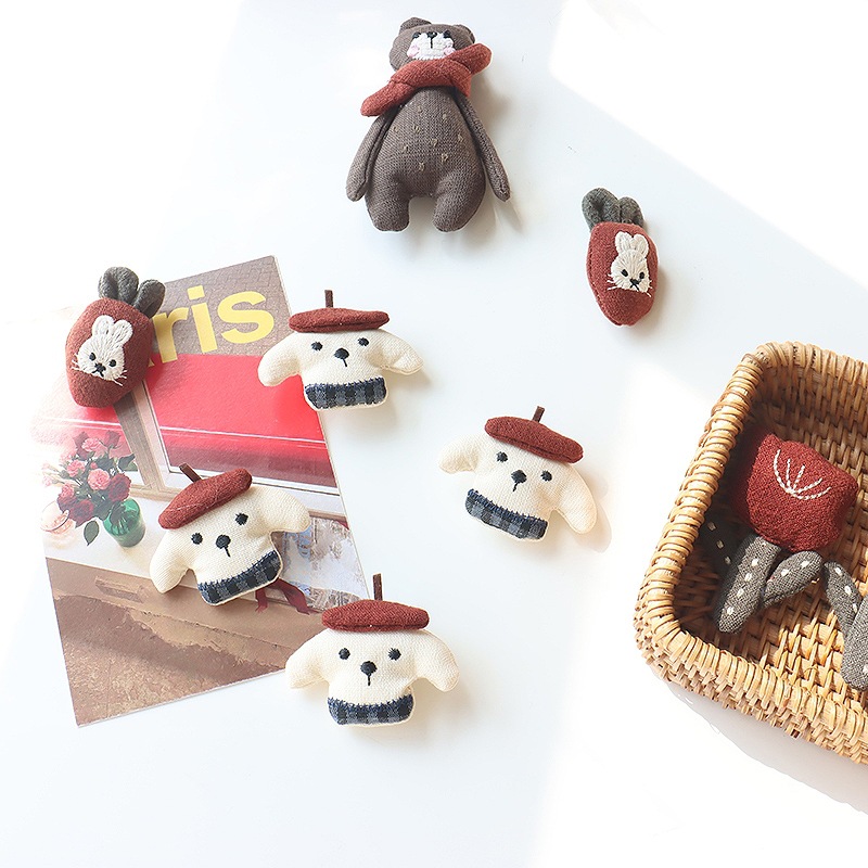 토끼 브로치 빨간 스카프 곰 튤립 핀 귀여운 동물 테마 - Tuxedo Lapel Pin 리뷰 및 가격